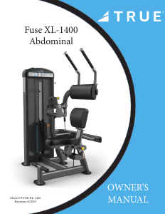 Manual True Fuse XL-1400 Multi-gym