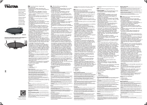 Manual de uso Tristar BP-2787 Parrilla de mesa