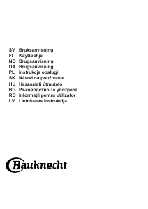 Instrukcja Bauknecht BVH 2065B F KIT Płyta do zabudowy