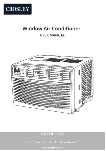 Manual Crosley CATHE12A2 Air Conditioner