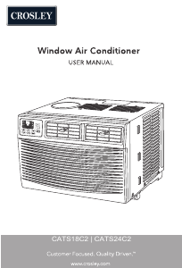 Manual Crosley CATS18C2 Air Conditioner