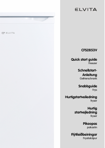 Bedienungsanleitung Elvita CFS2853V Gefrierschrank