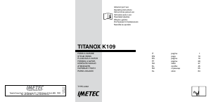 Priročnik Imetec L6501 Titanoc K109 Likalnik