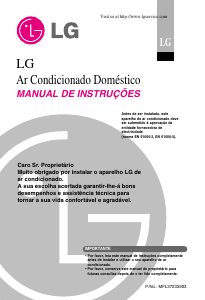 Manual LG G12AH Ar condicionado