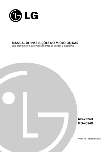Manual LG MG-4324B Micro-onda