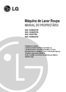 Manual LG WD-10387TBX Máquina de lavar roupa