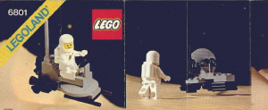 Manual Lego set 6801 Space Moon buggy