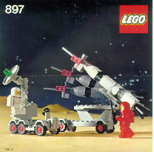 Manual Lego set 897 Space Mobile rocket launcher