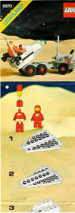 Manual Lego set 6870 Space Probe launche