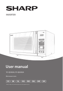 Priručnik Sharp YC-QS302AE-B Mikrovalna pećnica