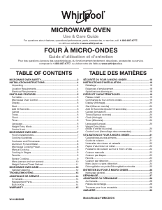 Mode d’emploi Whirlpool YWMC30516HZ Micro-onde