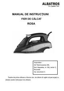 Manual Albatros Rosa Fier de călcat
