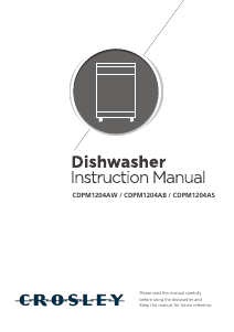 Handleiding Crosley CDPM1204AS Vaatwasser