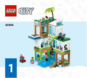 Bruksanvisning Lego set 60365 City Leilighetsbygg