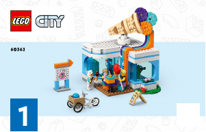 Bedienungsanleitung Lego set 60363 City Eisdiele