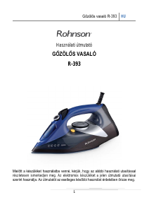 Használati útmutató Rohnson R-393 Vasaló
