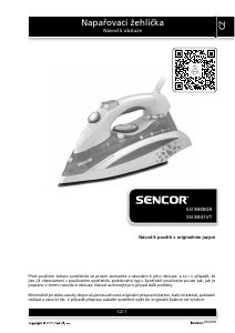 Manuál Sencor SSI 8440GR Žehlička