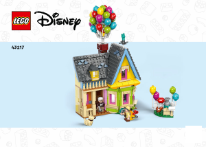 Kullanım kılavuzu Lego set 43217 Disney Yukarı Bak” Evi