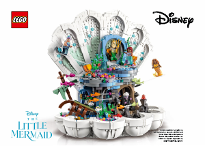 Manual Lego set 43225 Disney Cochilia regală a micii sirene