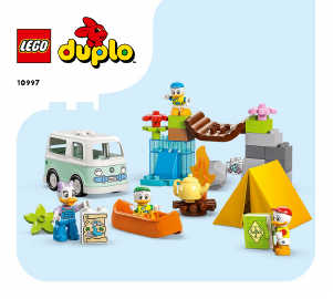 Manual Lego set 10997 Duplo Aventura de Campismo