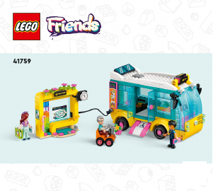 Käyttöohje Lego set 41759 Friends Heartlake Cityn bussi