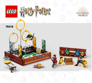Kullanım kılavuzu Lego set 76416 Harry Potter Quidditch Bavulu