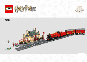 Kullanım kılavuzu Lego set 76423 Harry Potter Hogwarts Ekspresi ve Hogsmeade İstasyonu