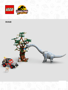 Mode d’emploi Lego set 76960 Jurassic World La découverte du brachiosaure