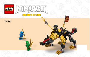 Használati útmutató Lego set 71790 Ninjago Sárkányvadász kopó