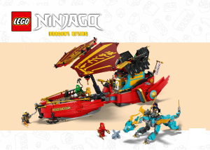 Käyttöohje Lego set 71797 Ninjago Kohtalon alus – kilpailu aikaa vastaan