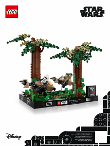 Instrukcja Lego set 75353 Star Wars Diorama: Pościg na ścigaczu przez Endor