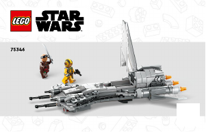 Manual Lego set 75346 Star Wars Caça de Piratas Espaciais
