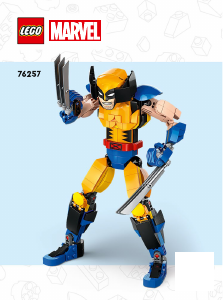 Manual Lego set 76257 Super Heroes Wolverine construction figure