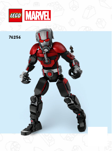 Kullanım kılavuzu Lego set 76256 Super Heroes Ant-Man Yapım Figürü