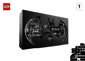 Bruksanvisning Lego set 76252 Super Heroes Batcave – Skuggbox