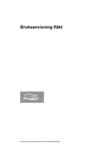 Bruksanvisning Silverline OR1150 Köksfläkt