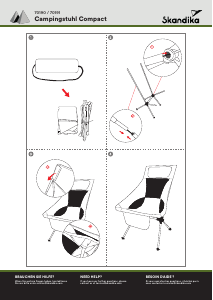 Mode d’emploi Skandika 70191 Compact Chaise de jardin