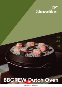 Bedienungsanleitung Skandika SK-8025 BBCrew Dutch Oven Pfanne