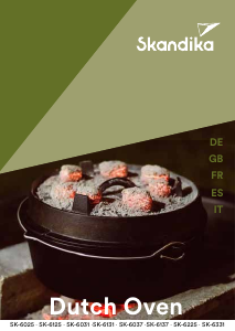 Manual de uso Skandika SK-6131 Dutch Oven Sartén