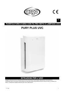 Manuale Argo Pury Plus UVC Purificatore d'aria