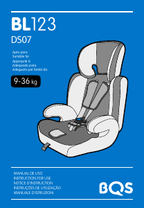 Handleiding BQS BL 123 Autostoeltje