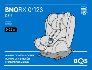 Handleiding BQS BNO FIX 0123 Autostoeltje