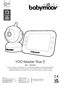 كتيب Babymoov A014426 YOO Master Plus جهاز مراقبة الأطفال