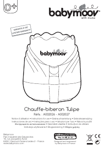 Instrukcja Babymoov A002027 Tulipe Podgrzewacz do butelek