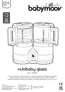Manual de uso Babymoov A001132 Nutribaby Glass Robot de cocina
