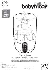 Manuale Babymoov A003106 Turbo Pure Sterilizzatore