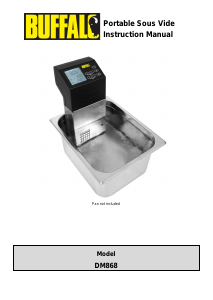 Mode d’emploi Buffalo DM868 Cuiseur sous-vide