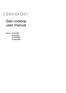 Manual Cookology GH605SS Hob