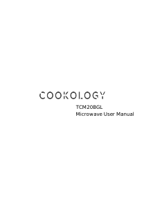 Handleiding Cookology TCM20BGL Magnetron