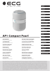 Посібник ECG AP1 Compact Pearl Очищувач повітря